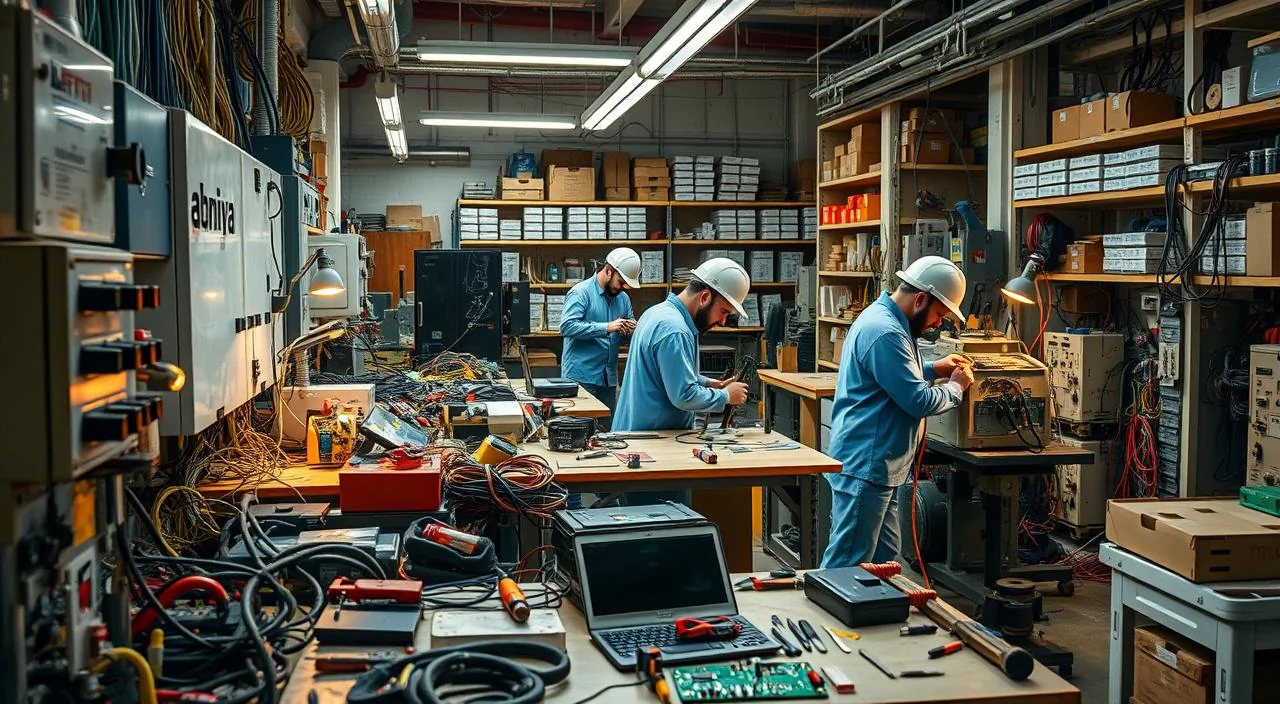 electrical works at abniya