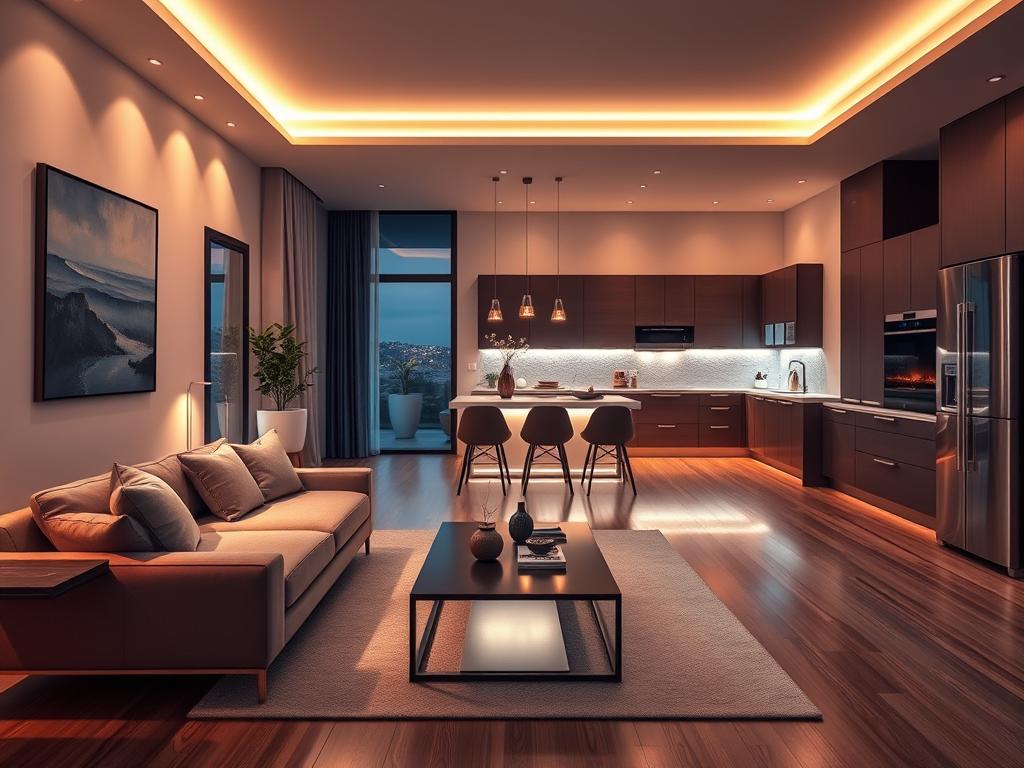 الإضاءة الذكية في المنازل الحديثة