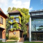 البناء التقليدي والبناء المستدام