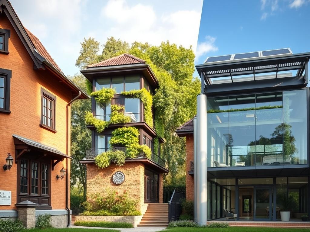  الفرق بين البناء التقليدي والبناء المستدام 2026